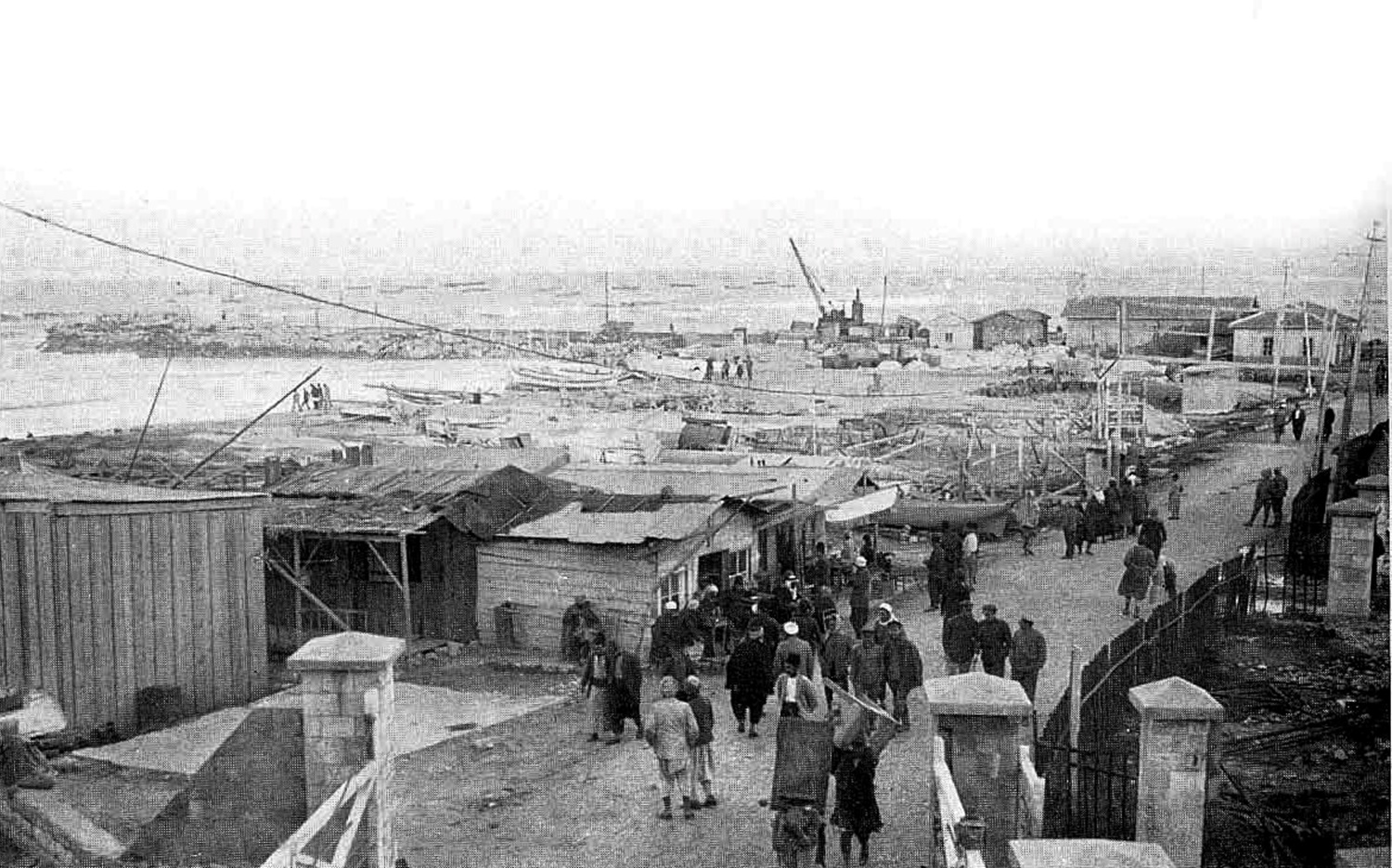 הנמל הישן' בחוף חיפה ,בתחילת שנות ה-20 של המאה ה-20'