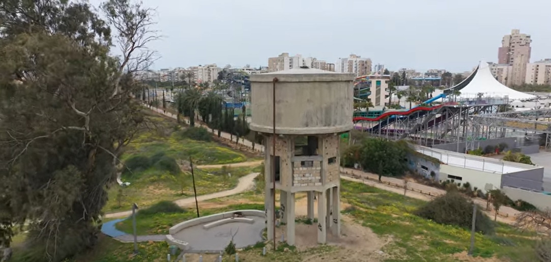צילומי רחפן - מגדל המים בשכונת מולדת
