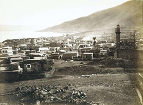 טבריה במאה ה- 19 צילום: פליקס בונפיס